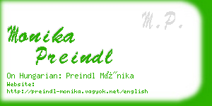 monika preindl business card